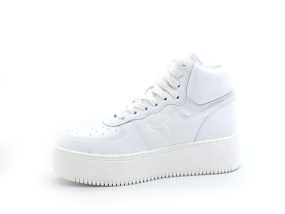 WINDSOR SMITH Sneaker Platform Hi White THRIVE - Sandrini Calzature e Abbigliamento