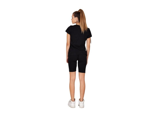 WOLM T-Shirt Donna Logo Oro Black 21PEW109 - Sandrini Calzature e Abbigliamento