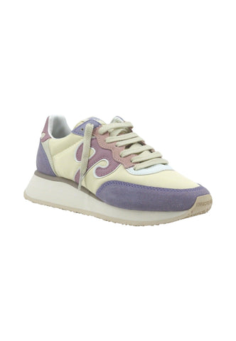 WUSHU Master Sneaker Crema Viola Lilla M464 - Sandrini Calzature e Abbigliamento