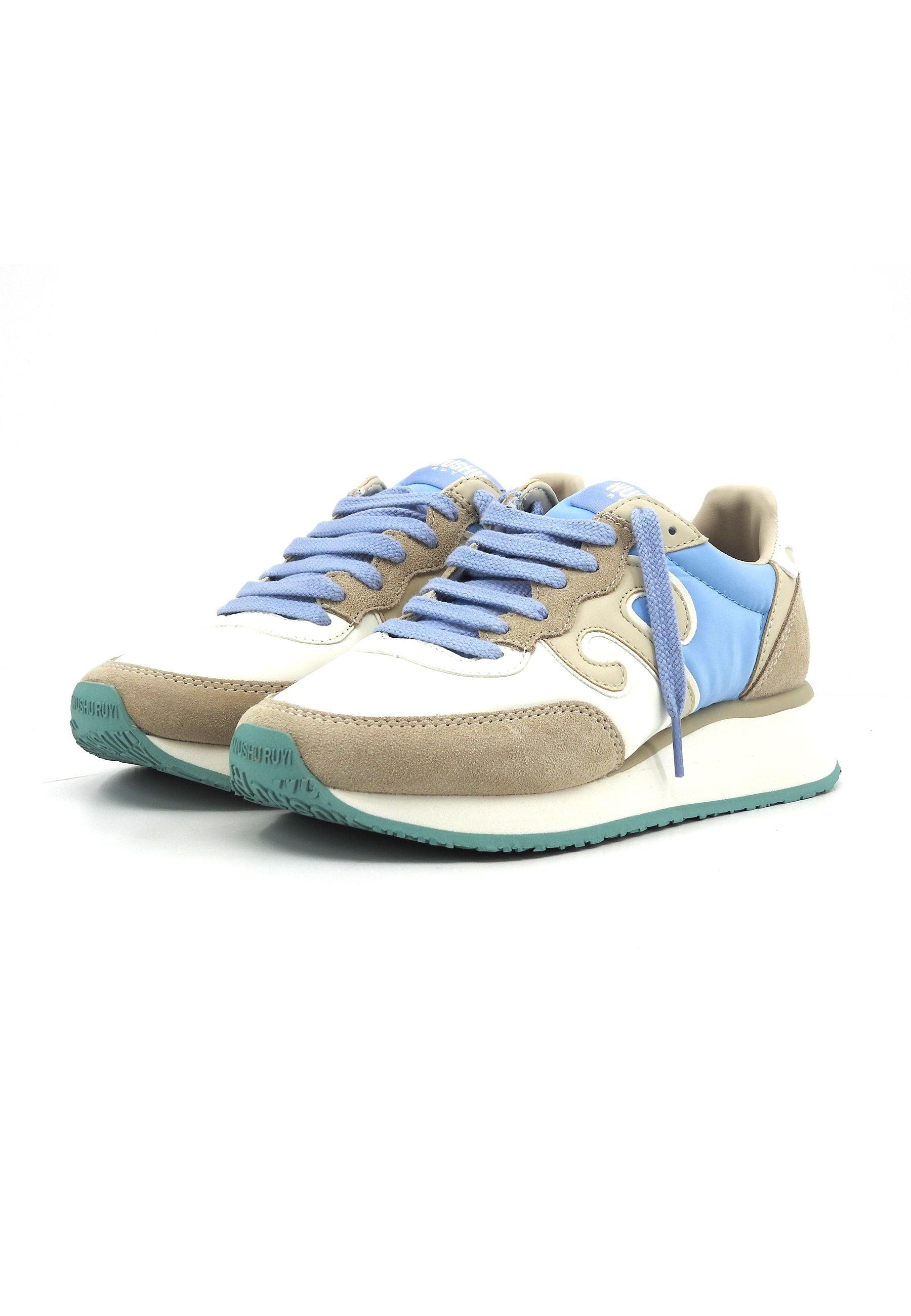 WUSHU Master Sneaker Donna Grey Beige Azzurro M459 - Sandrini Calzature e Abbigliamento