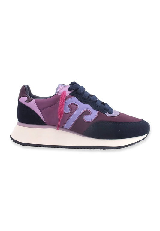 WUSHU Master Sneaker Donna Navy Violet Lilla M317 - Sandrini Calzature e Abbigliamento