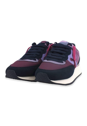 WUSHU Master Sneaker Donna Navy Violet Lilla M317 - Sandrini Calzature e Abbigliamento