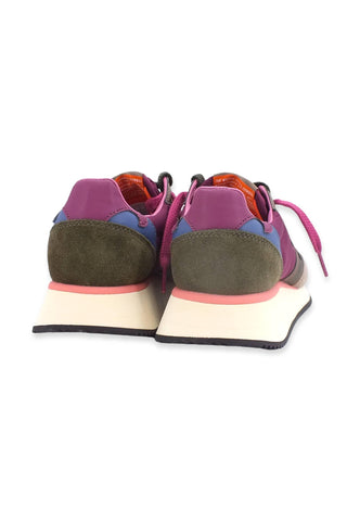 WUSHU Master Sneaker Donna Taupe M.Greem Purple M316 - Sandrini Calzature e Abbigliamento