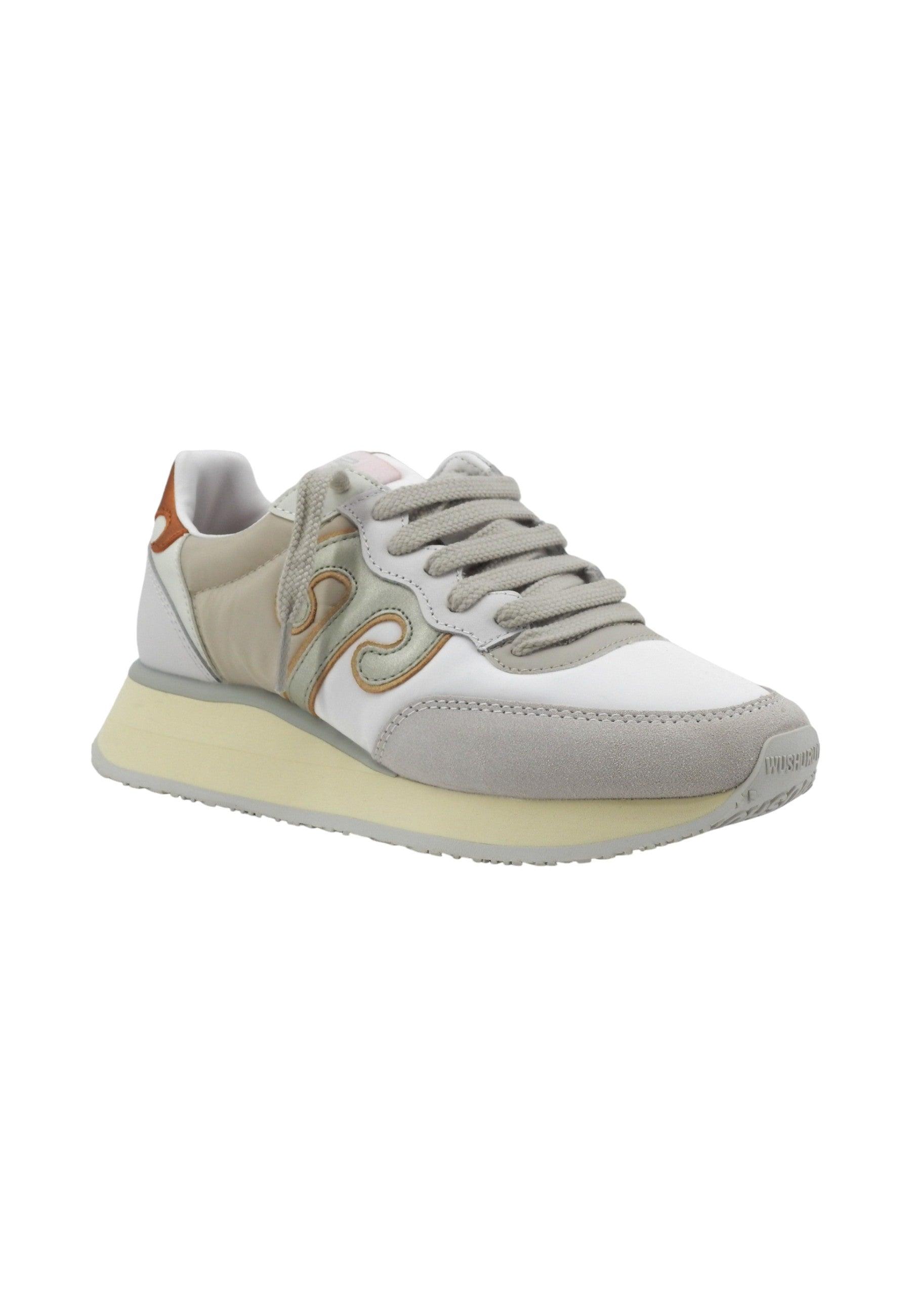 WUSHU Master Sneaker Donna White Grey M455 - Sandrini Calzature e Abbigliamento