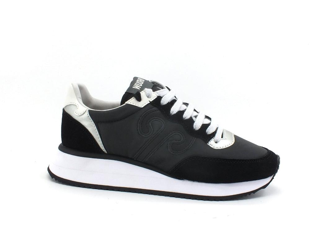 WUSHU Master Sneaker Running Suede Black Grey White M203 - Sandrini Calzature e Abbigliamento