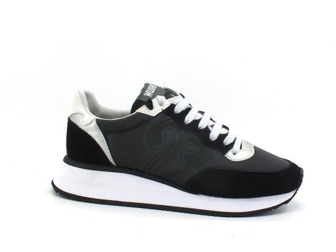 WUSHU Master Sneaker Running Suede Black Grey White M203 - Sandrini Calzature e Abbigliamento