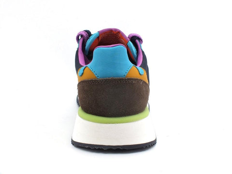 WUSHU Master Sneaker Running Suede Blue Multi M223 - Sandrini Calzature e Abbigliamento