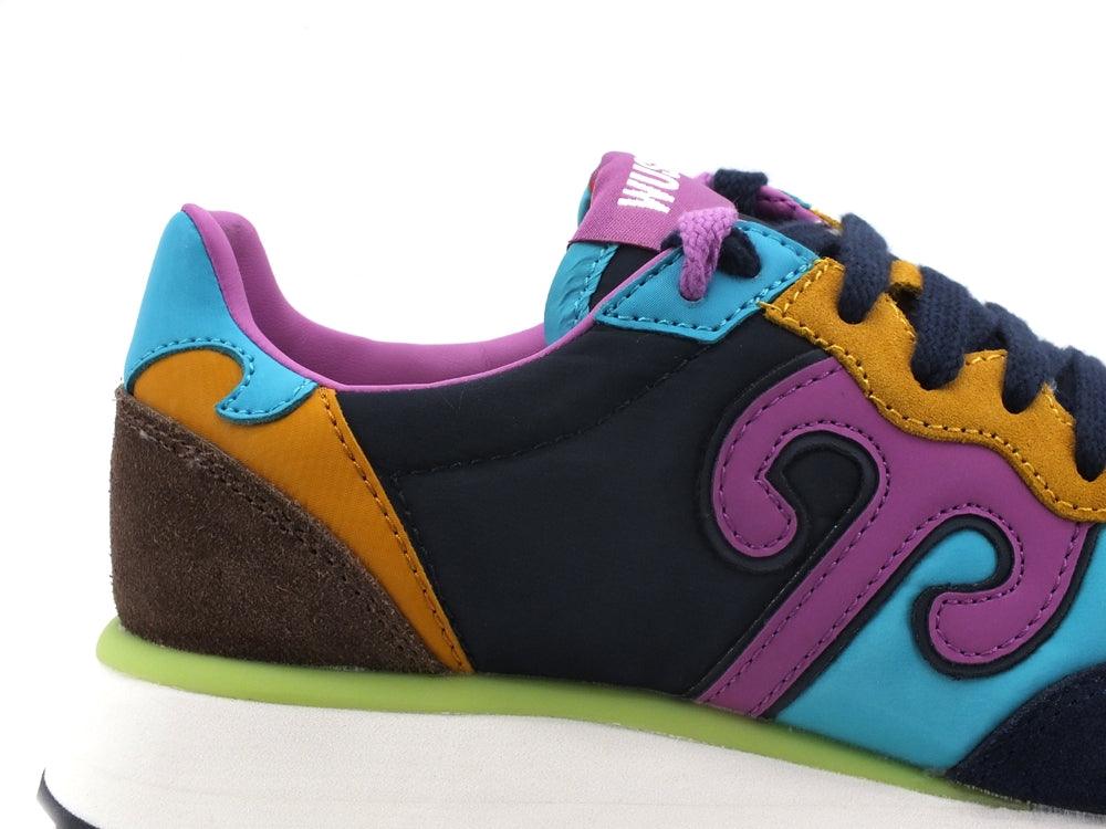 WUSHU Master Sneaker Running Suede Blue Multi M223 - Sandrini Calzature e Abbigliamento
