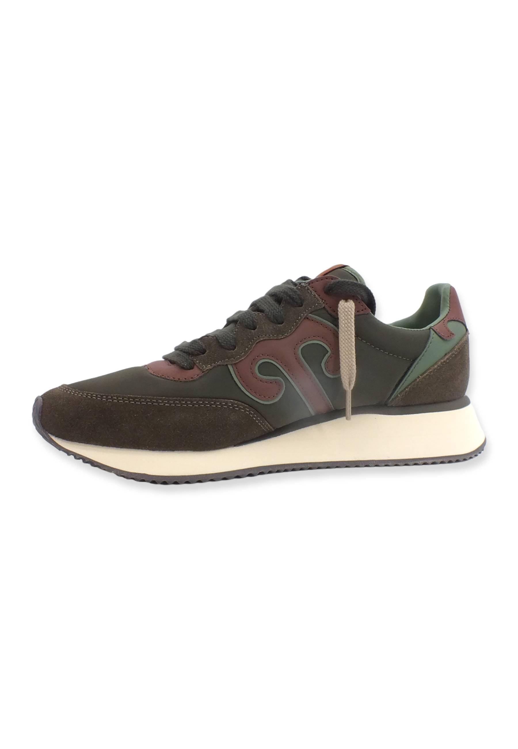 WUSHU Master Sneaker Uomo M.Green Brown M324 - Sandrini Calzature e Abbigliamento