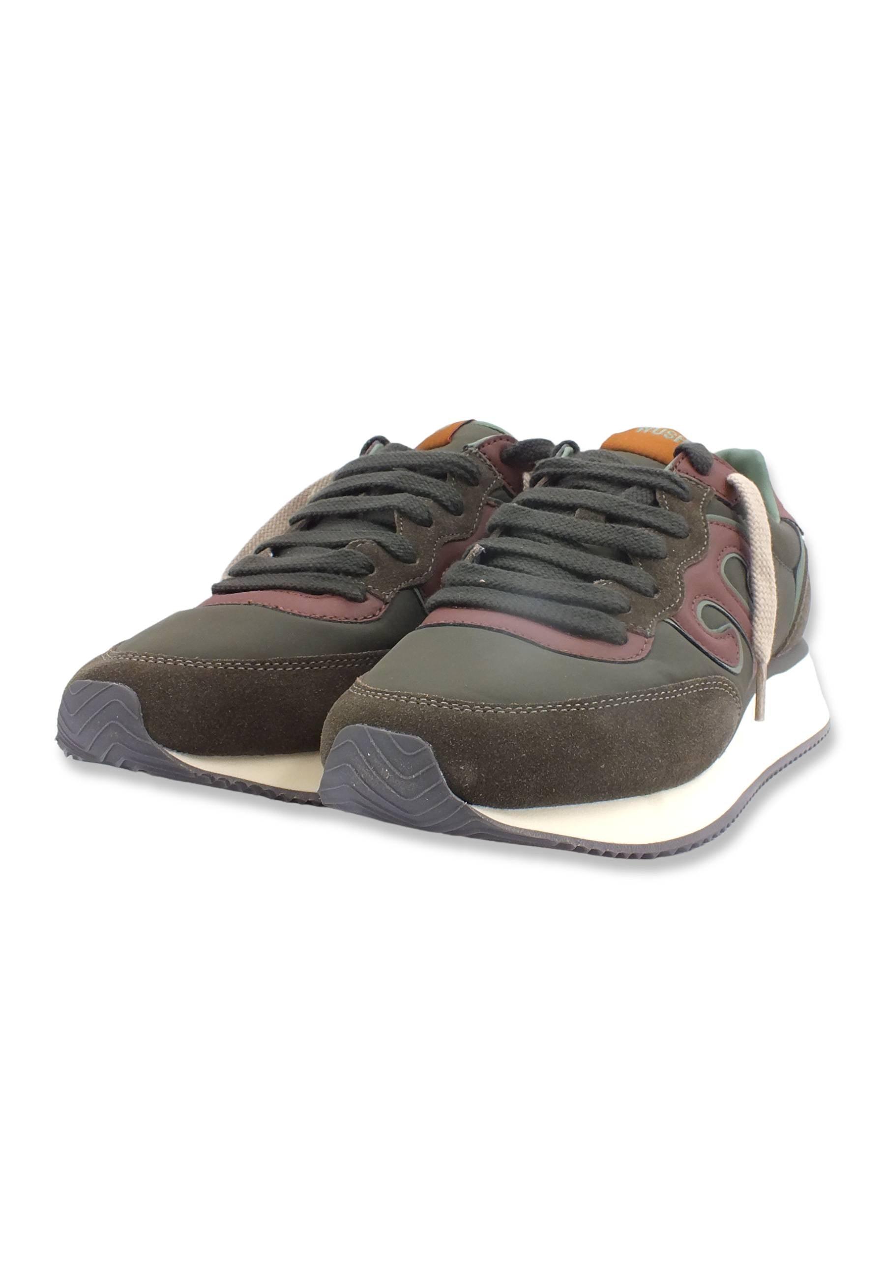 WUSHU Master Sneaker Uomo M.Green Brown M324 - Sandrini Calzature e Abbigliamento