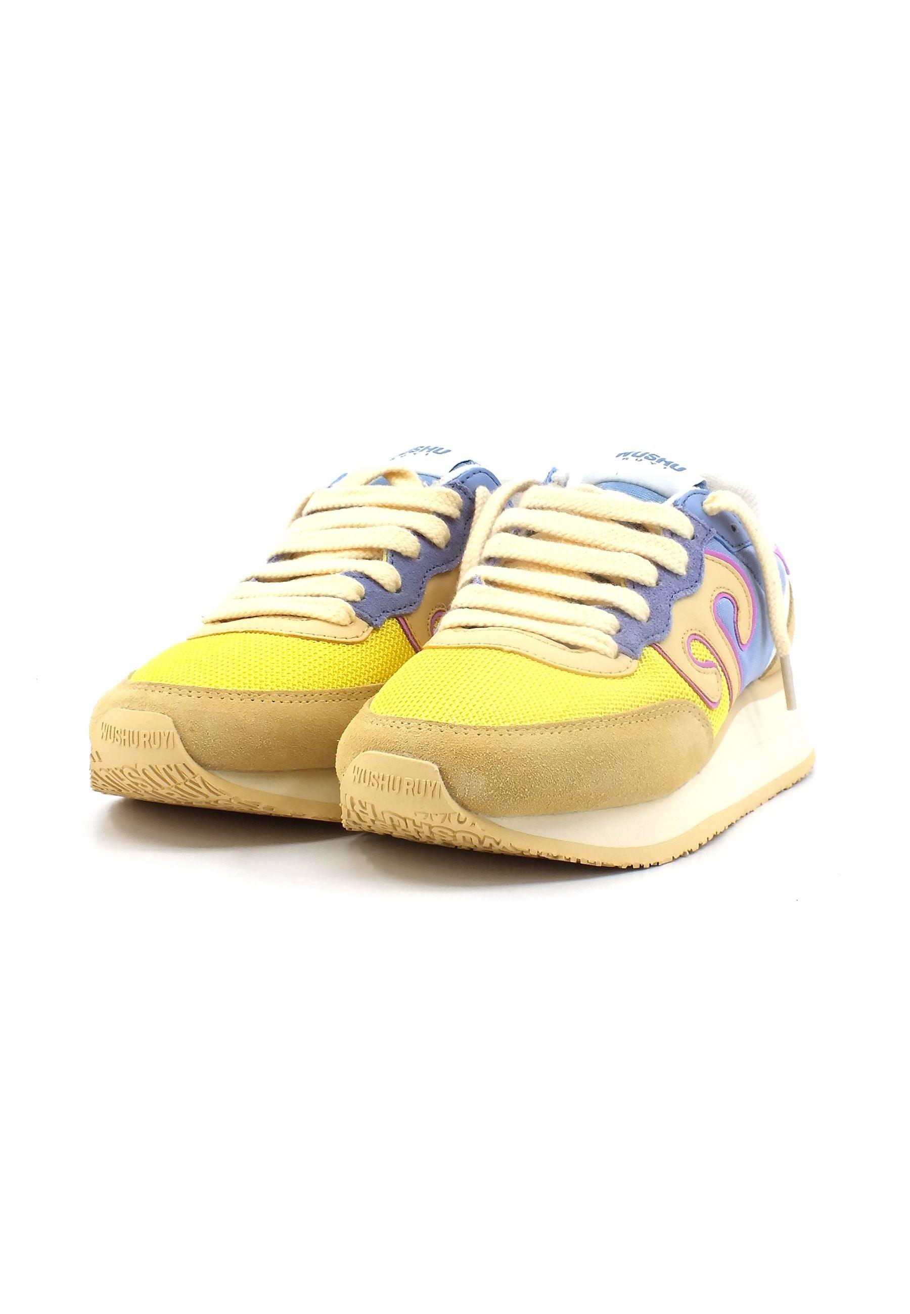 WUSHU Master Sport Sneaker Donna Giallo Azzurro Violet MS203 - Sandrini Calzature e Abbigliamento