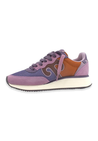 WUSHU Master Sport Sneaker Donna Lilla Violet Cognac MS162 - Sandrini Calzature e Abbigliamento