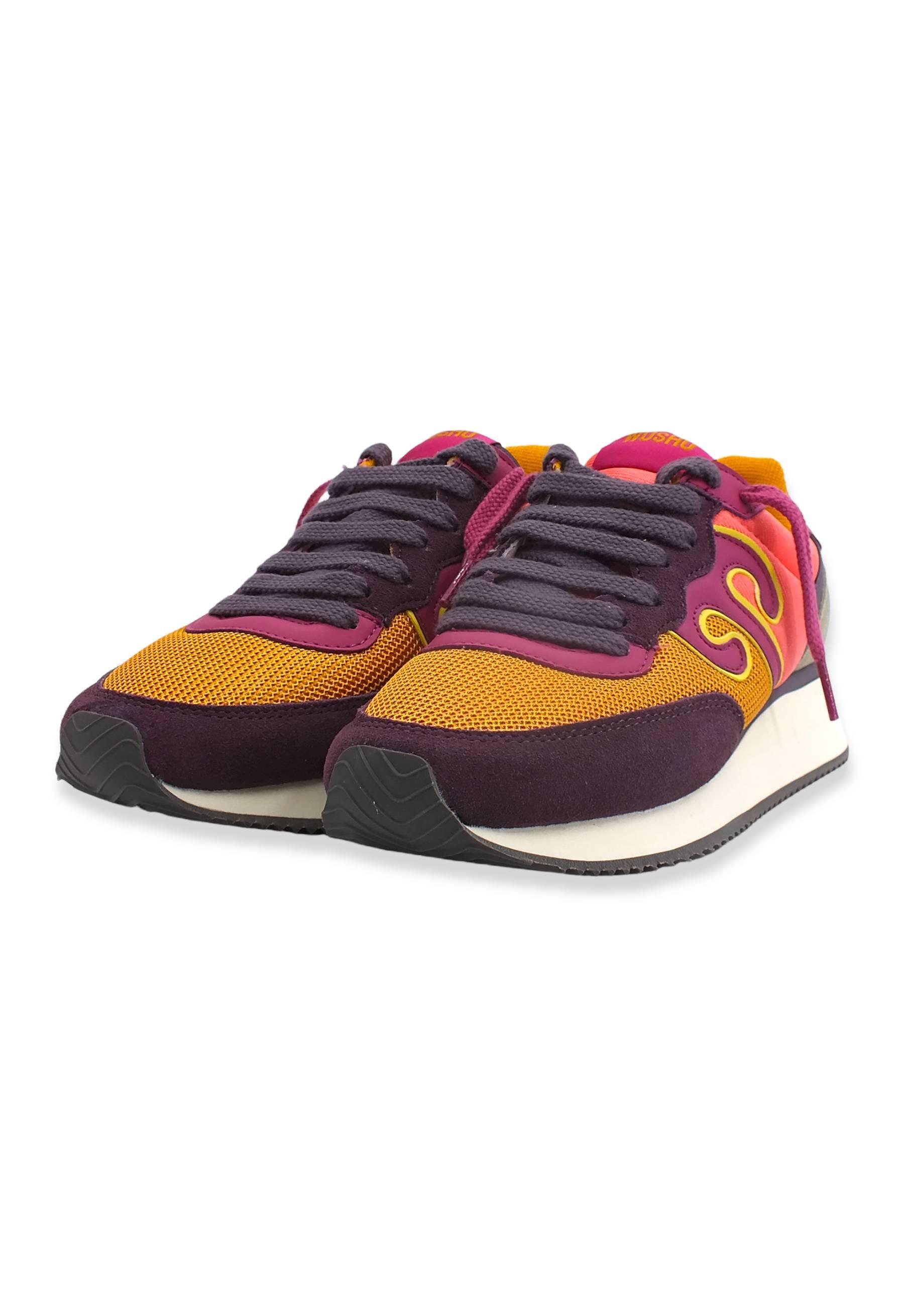 WUSHU Master Sport Sneaker Donna Violet Orange MS152 - Sandrini Calzature e Abbigliamento