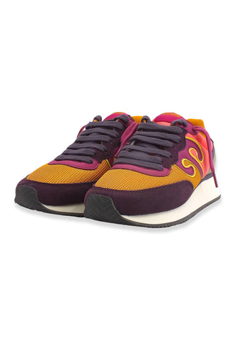 WUSHU Master Sport Sneaker Donna Violet Orange MS152 - Sandrini Calzature e Abbigliamento