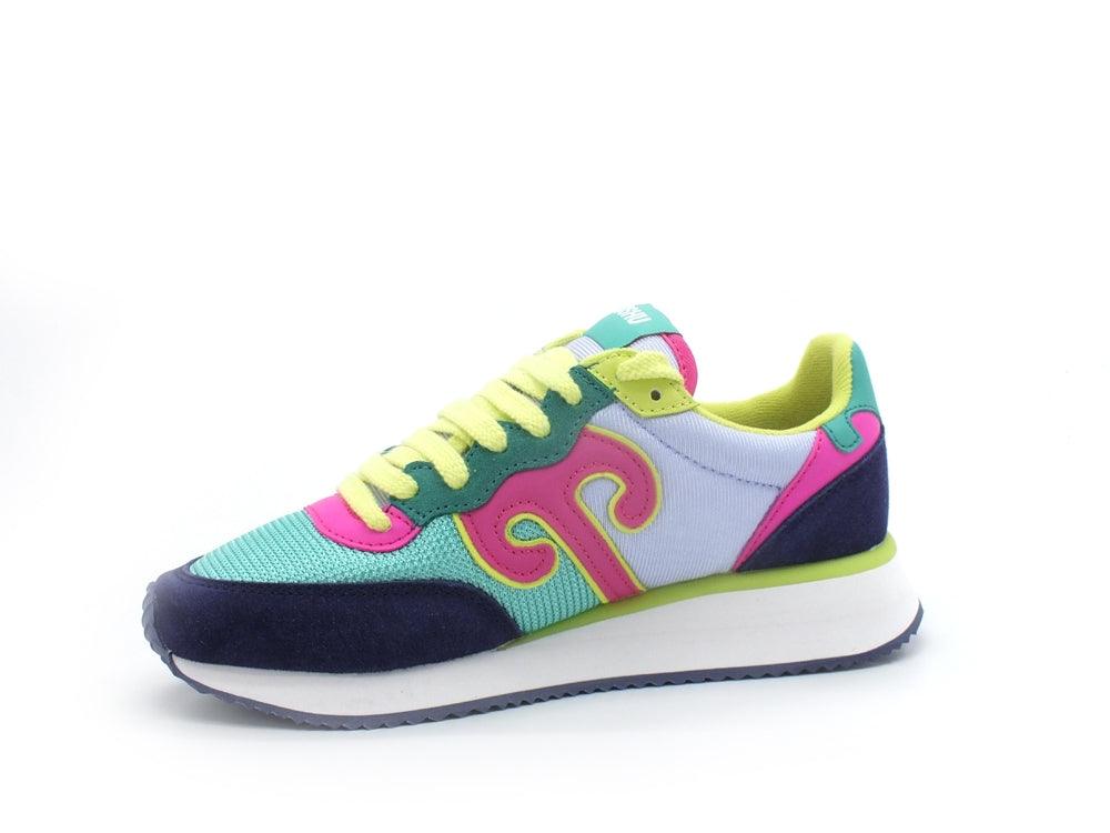 WUSHU Master Sport Sneaker Running Blue Multi MS107 - Sandrini Calzature e Abbigliamento