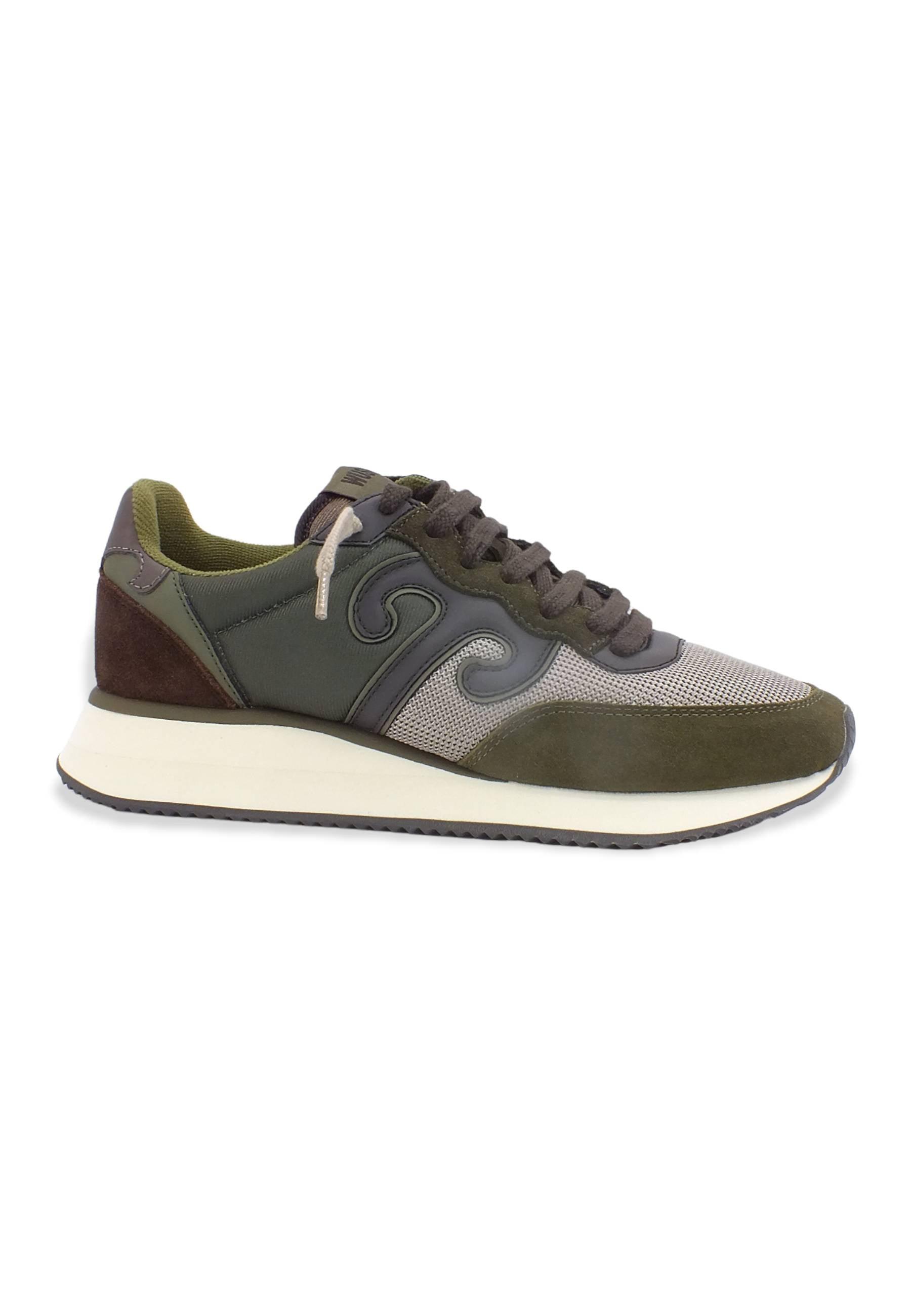 WUSHU Master Sport Sneaker Uomo M.Green Grey Silver MS168 - Sandrini Calzature e Abbigliamento