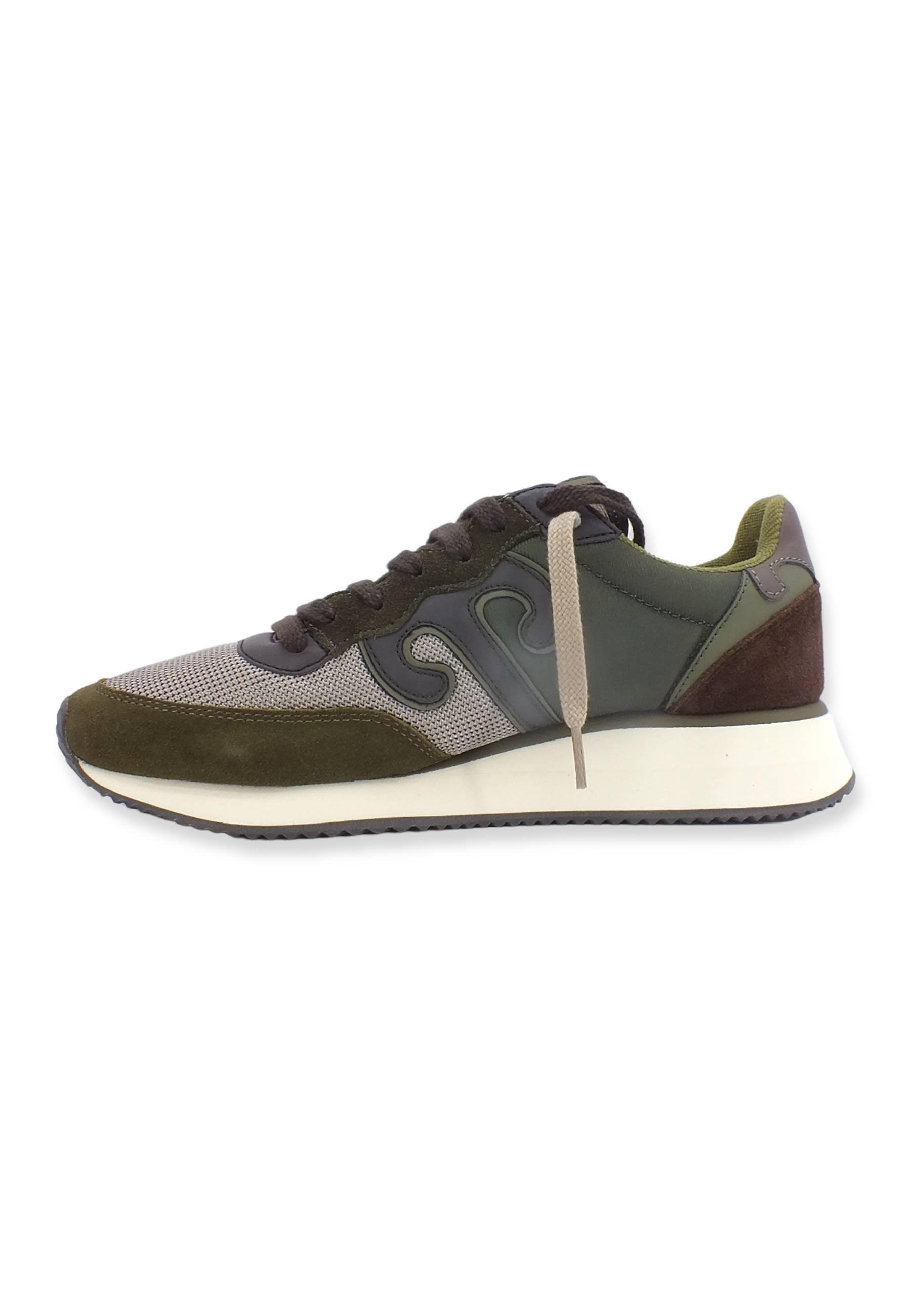 WUSHU Master Sport Sneaker Uomo M.Green Grey Silver MS168 - Sandrini Calzature e Abbigliamento