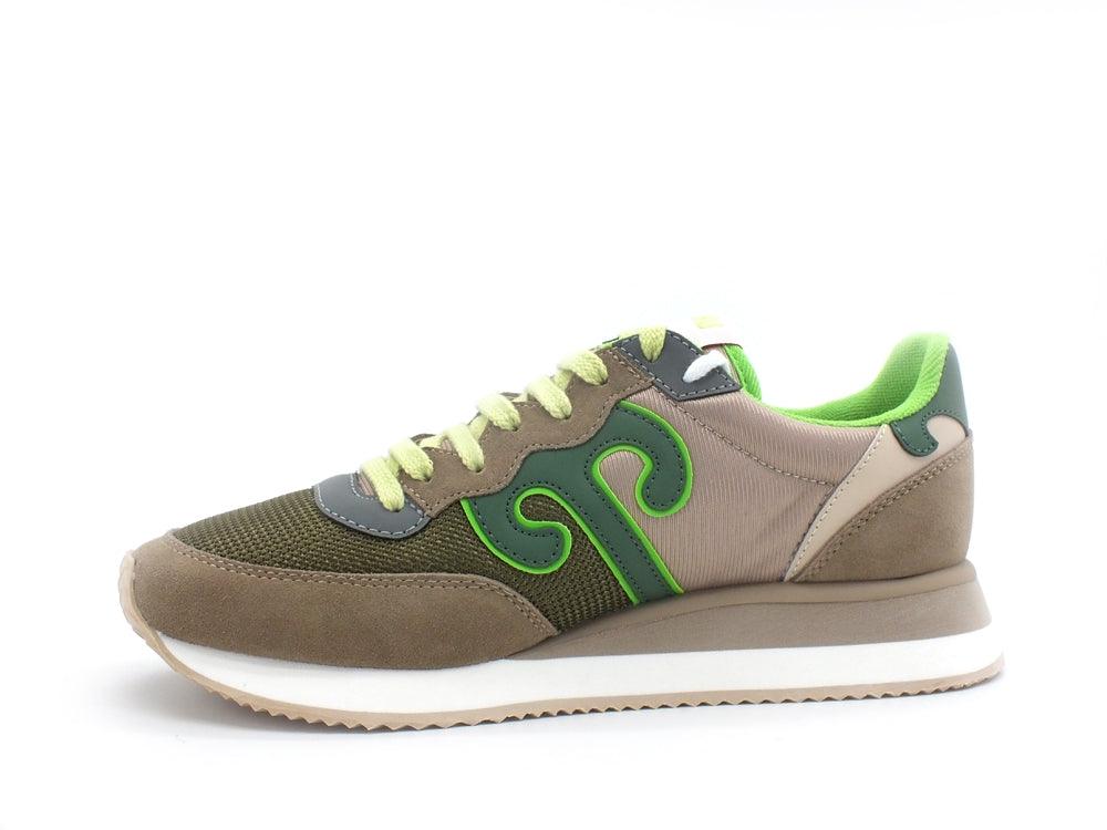 WUSHU Ruy Master Sport Sneaker Running Uomo Taupe Green MS25 - Sandrini Calzature e Abbigliamento
