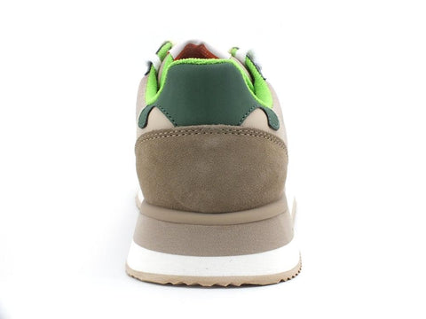 WUSHU Ruy Master Sport Sneaker Running Uomo Taupe Green MS25 - Sandrini Calzature e Abbigliamento